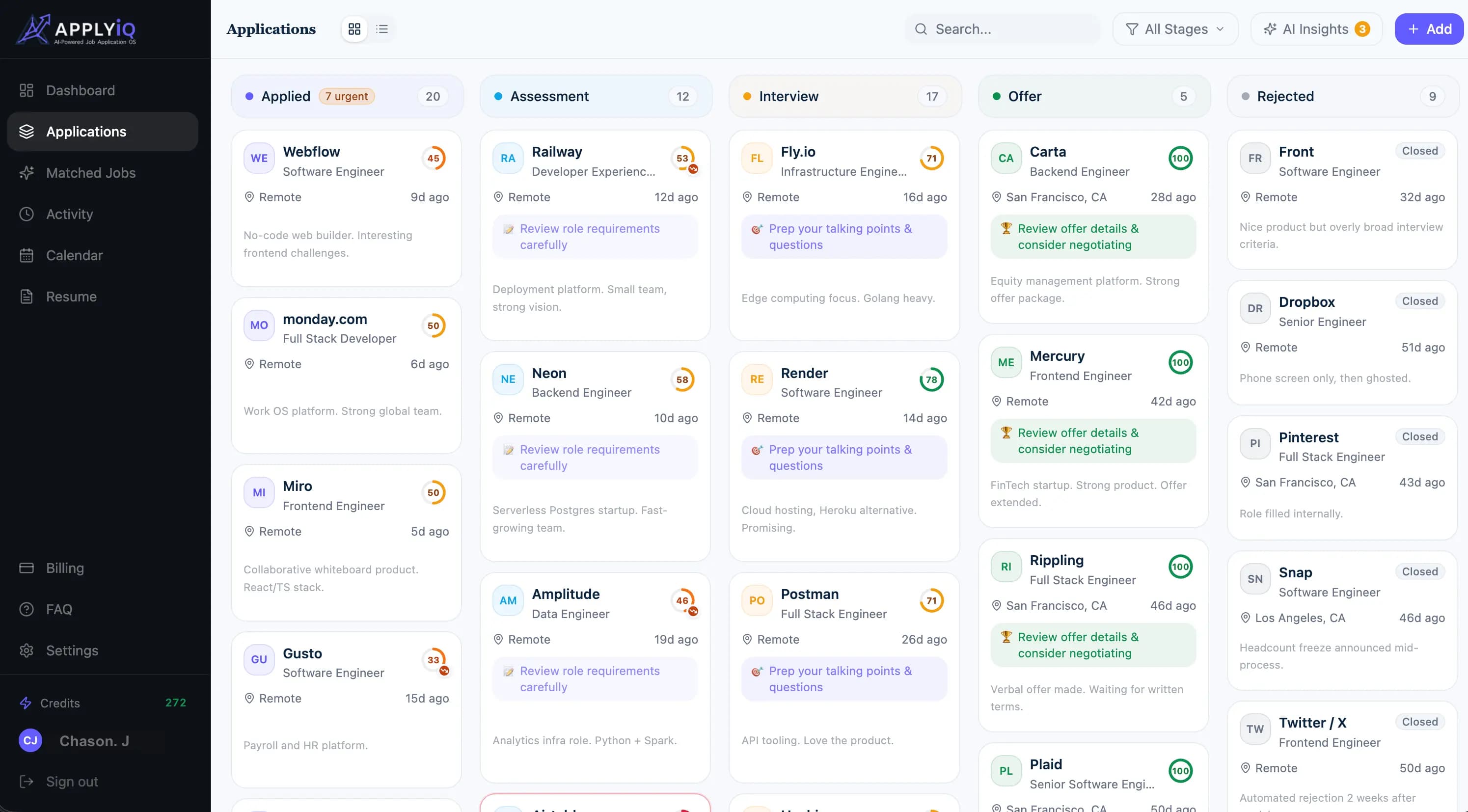 ApplyIQ product walkthrough